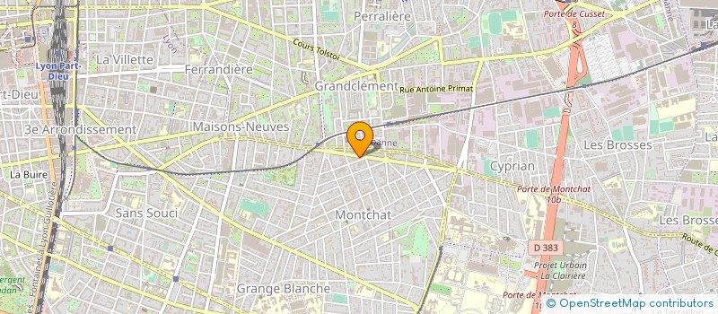 localisation de l'entreprise IDEAL PROPRETE  LYON