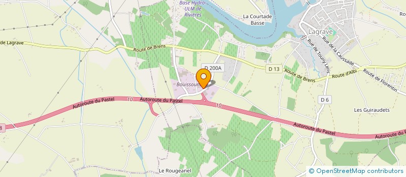 localisation de l'entreprise IDEAL PVC  LAGRAVE