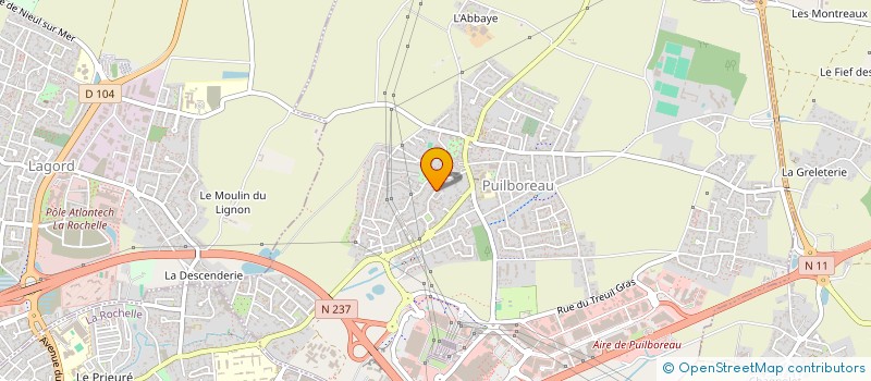 localisation de l'entreprise IDEAL RESEAU  PUILBOREAU