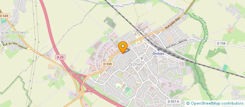 localisation de l'entreprise IDEAL'S  ORCHIES