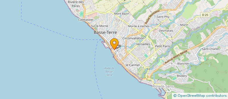 localisation de l'entreprise IDEAL SANTE GUADELOUPE BASSE-TERRE  BASSE TERRE