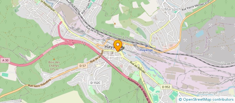 localisation de l'entreprise IDEAL SERVICE à HAYANGE