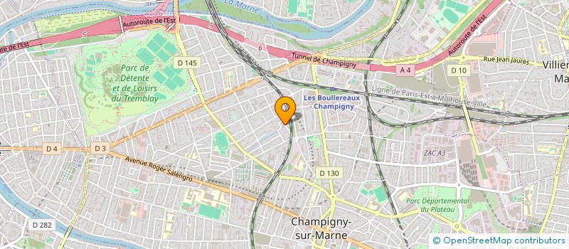 localisation de l'entreprise IDEAL SERVICES 2 à CHAMPIGNY-SUR-MARNE