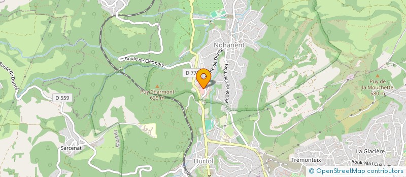 localisation de l'entreprise IDEAL SOL AUVERGNE-RHONE-ALPES  NOHANENT