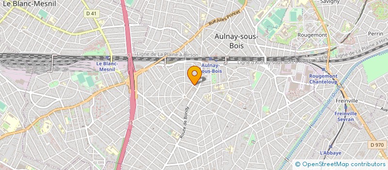 localisation de l'entreprise IDEAL SOLEIL à AULNAY-SOUS-BOIS