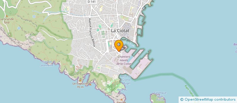 localisation de l'entreprise IDEAL SUD VTC  LA CIOTAT