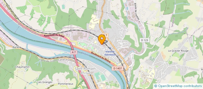 localisation de l'entreprise IDEAL SYSTEMES  VIENNE