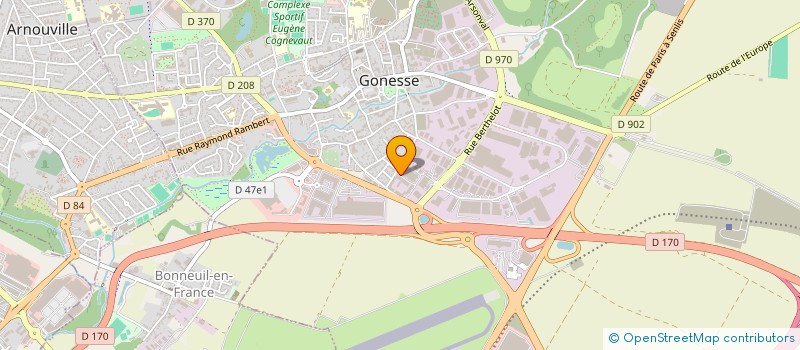 localisation de l'entreprise IDEAL TAD à GONESSE