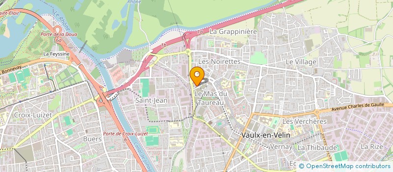 localisation de l'entreprise IDEAL TAXI  VAULX-EN-VELIN