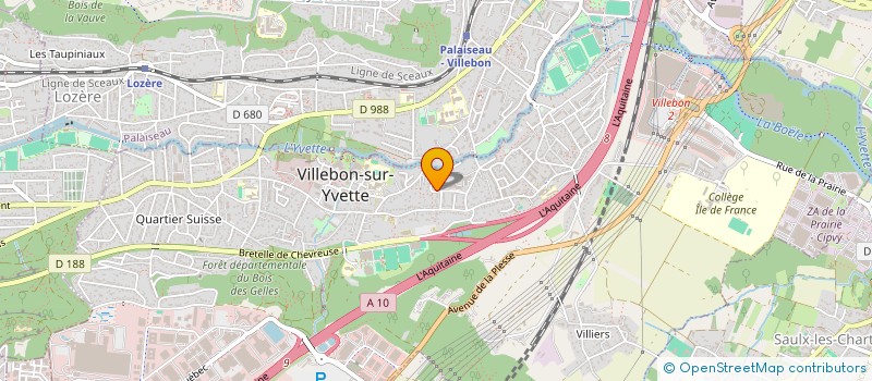 localisation de l'entreprise IDEAL TRANSPORT  VILLEBON-SUR-YVETTE