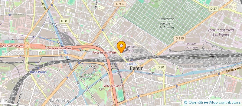 localisation de l'entreprise IDEAL TRANSPORTS à PANTIN