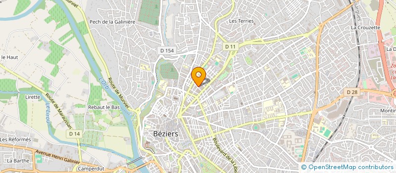 localisation de l'entreprise IDEAL TRAVAUX 34 à BEZIERS