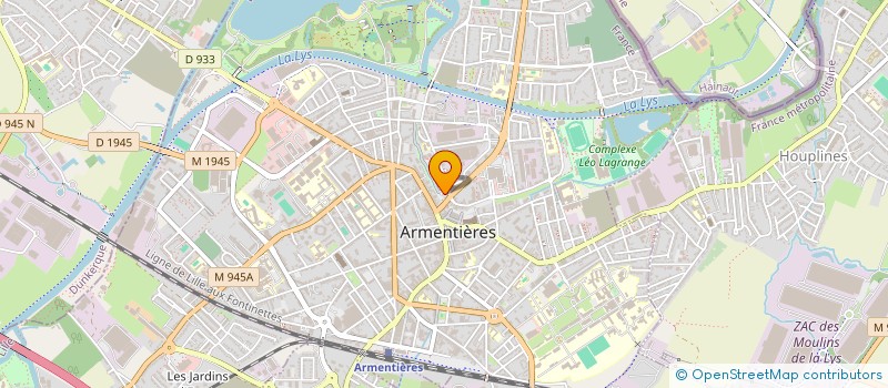 localisation de l'entreprise IDEAL VOLET à ARMENTIERES