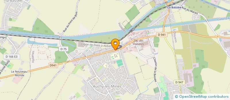 localisation de l'entreprise IDEAL WYVERNS à AUCHY-LES-MINES