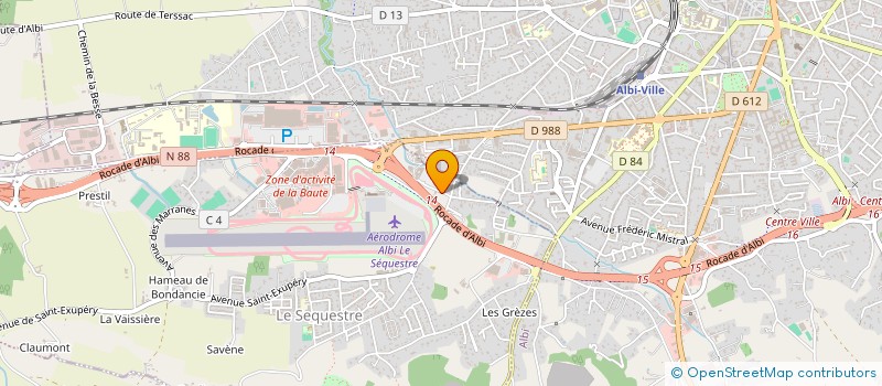 localisation de l'entreprise IDEALBAT à LE SEQUESTRE