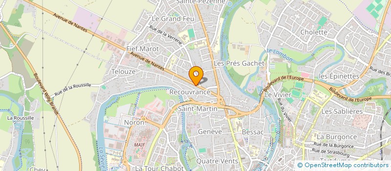 localisation de l'entreprise IDEALE  NIORT