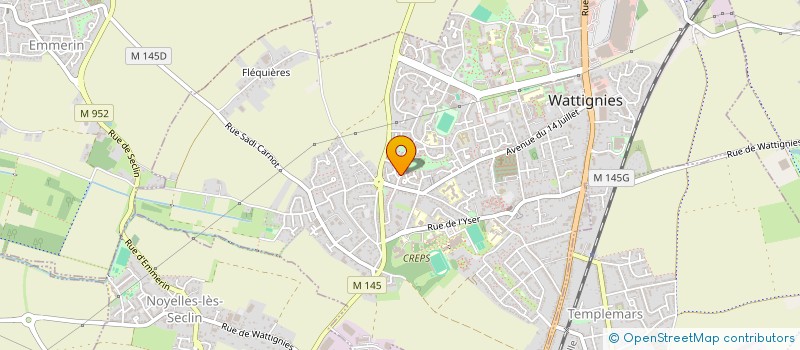 localisation de l'entreprise IDEALE MENUISERIE  WATTIGNIES