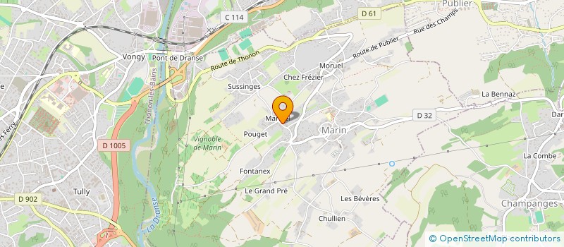 localisation de l'entreprise IDEALEASE à MARIN