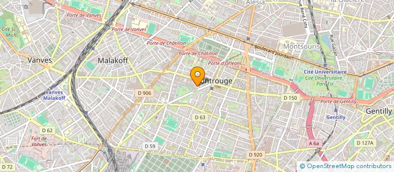 localisation de l'entreprise IDEALES COURSES  MONTROUGE