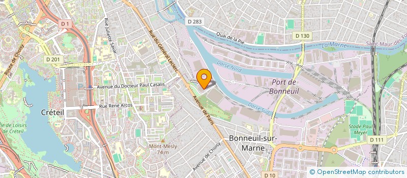 localisation de l'entreprise IDEALFLOOR à BONNEUIL-SUR-MARNE