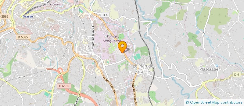 localisation de l'entreprise IDEALFLOR IDL à GRASSE