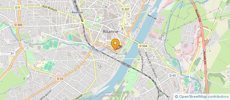 localisation de l'entreprise IDEALIMMO à ROANNE