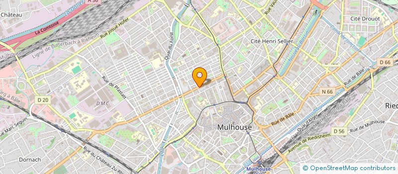 localisation de l'entreprise IDEALIS  MULHOUSE