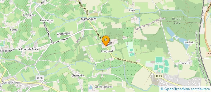 localisation de l'entreprise IDEALL  SAINT-JULIEN