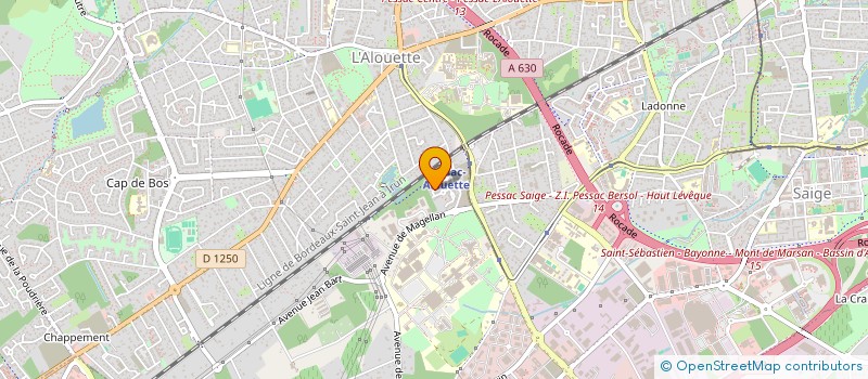 localisation de l'entreprise IDEALOC à PESSAC