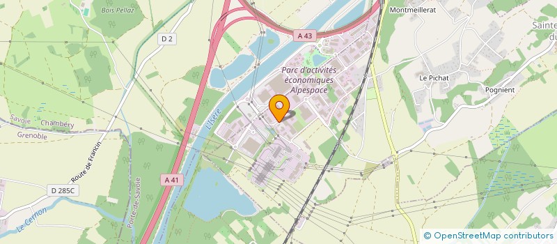 localisation de l'entreprise IDEALPES  SAINTE-HELENE-DU-LAC