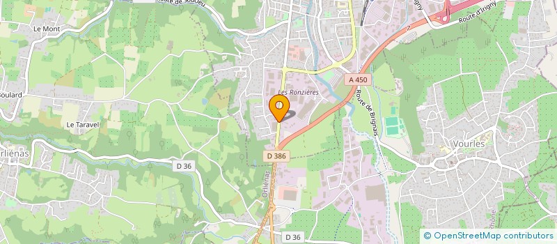 localisation de l'entreprise IDEALYS  BRIGNAIS