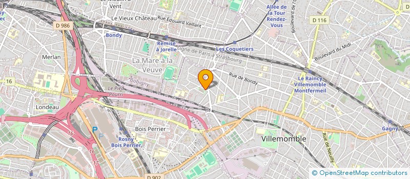 localisation de l'entreprise IDEALYS RENOVATION à VILLEMOMBLE