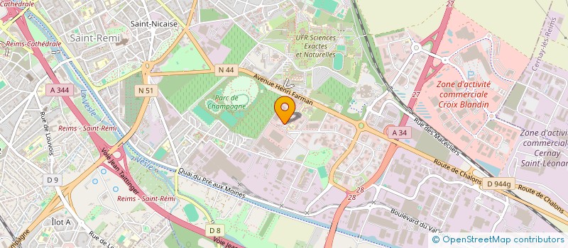 localisation de l'entreprise IDEAPACK  REIMS