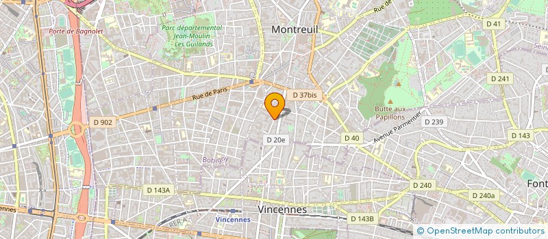 localisation de l'entreprise IDEARE CONSTRUCTIONS à MONTREUIL