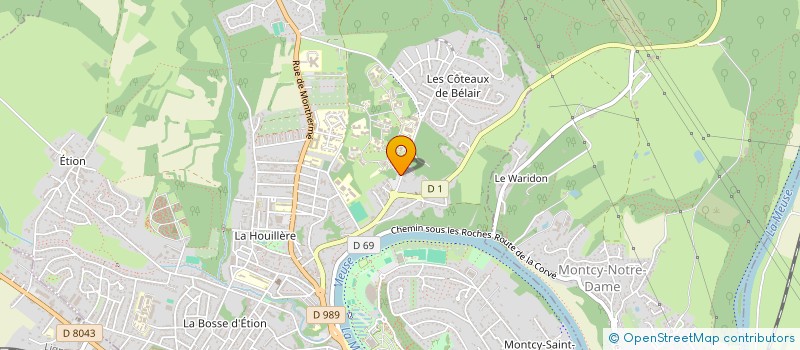 localisation de l'entreprise IDEAS  CHARLEVILLE-MEZIERES