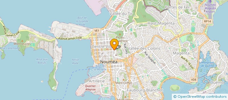 localisation de l'entreprise IDEAS  NOUMEA