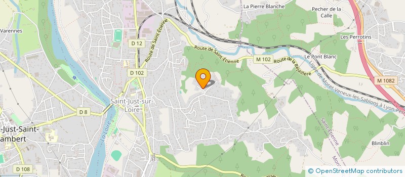 localisation de l'entreprise IDEASOLID  SAINT-JUST-SAINT-RAMBERT