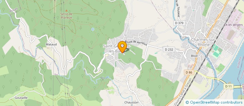 localisation de l'entreprise IDEATEX  SAINT-GEORGES-LES-BAINS