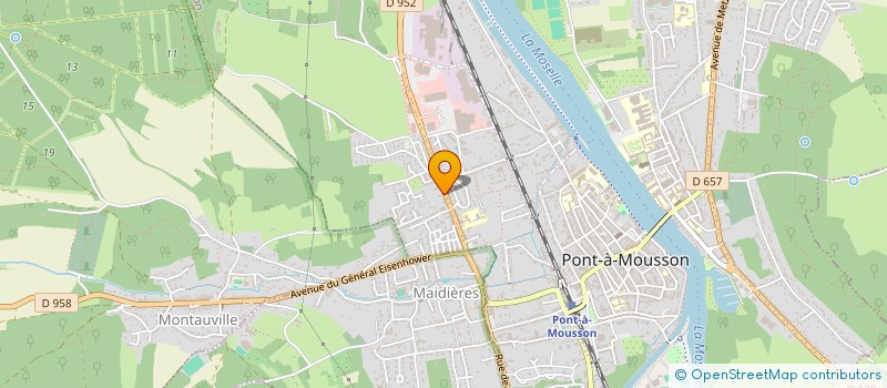 localisation de l'entreprise IDEATIS  PONT-A-MOUSSON