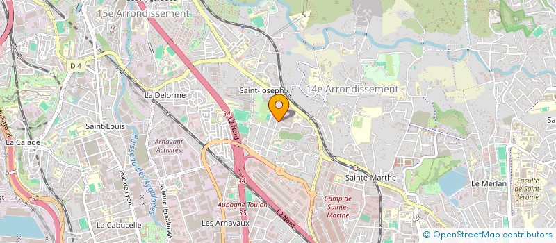 localisation de l'entreprise IDEAVIS à MARSEILLE