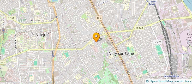 localisation de l'entreprise IDEAWOAM  VITRY-SUR-SEINE