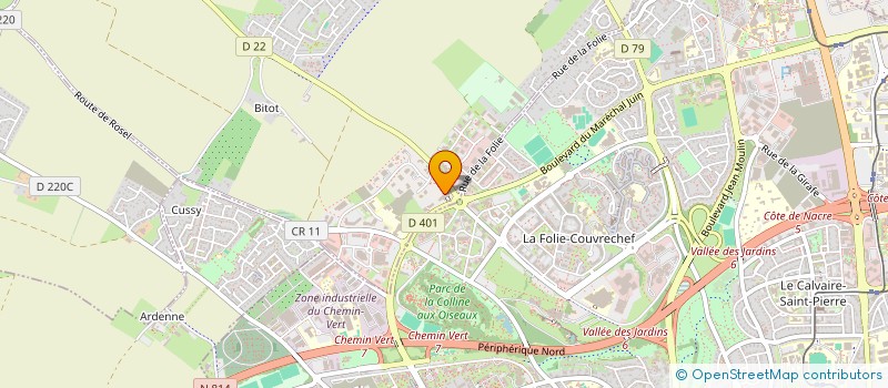 localisation de l'entreprise IDEBAT à SAINT-CONTEST