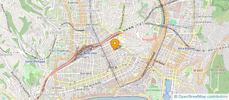 localisation de l'entreprise IDEC à NICE
