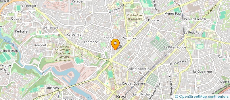 localisation de l'entreprise IDEC ICR à BREST