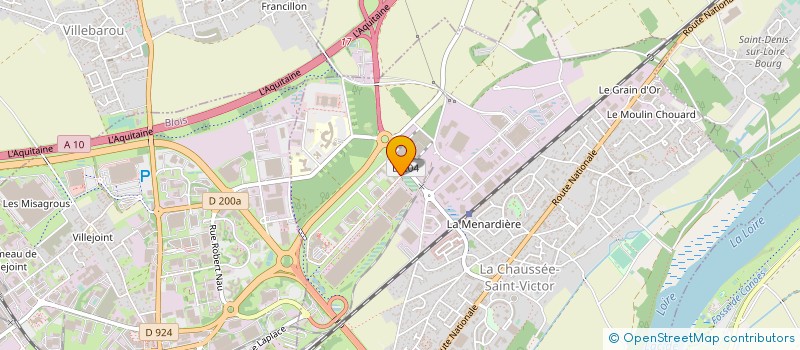 localisation de l'entreprise IDEC SANTE à LA CHAUSSEE-SAINT-VICTOR