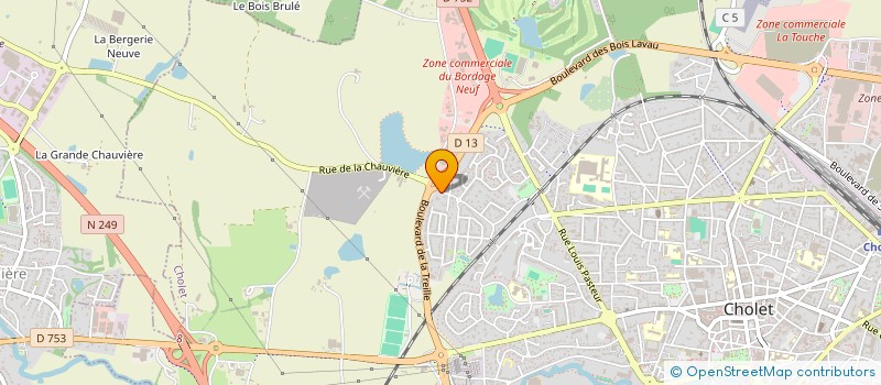 localisation de l'entreprise IDECA2S à CHOLET