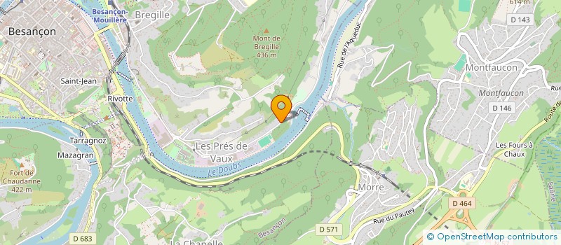 localisation de l'entreprise IDECLIC à BESANCON
