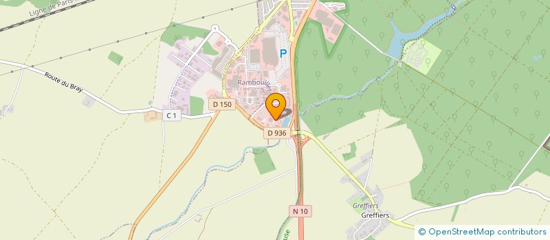 localisation de l'entreprise IDECO à RAMBOUILLET