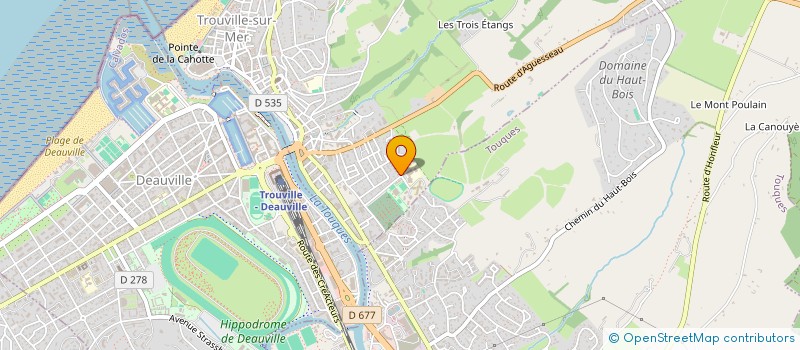 localisation de l'entreprise IDECO à TROUVILLE-SUR-MER