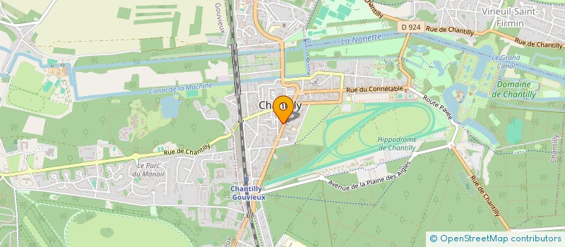 localisation de l'entreprise IDECO EXPERTISE  CHANTILLY